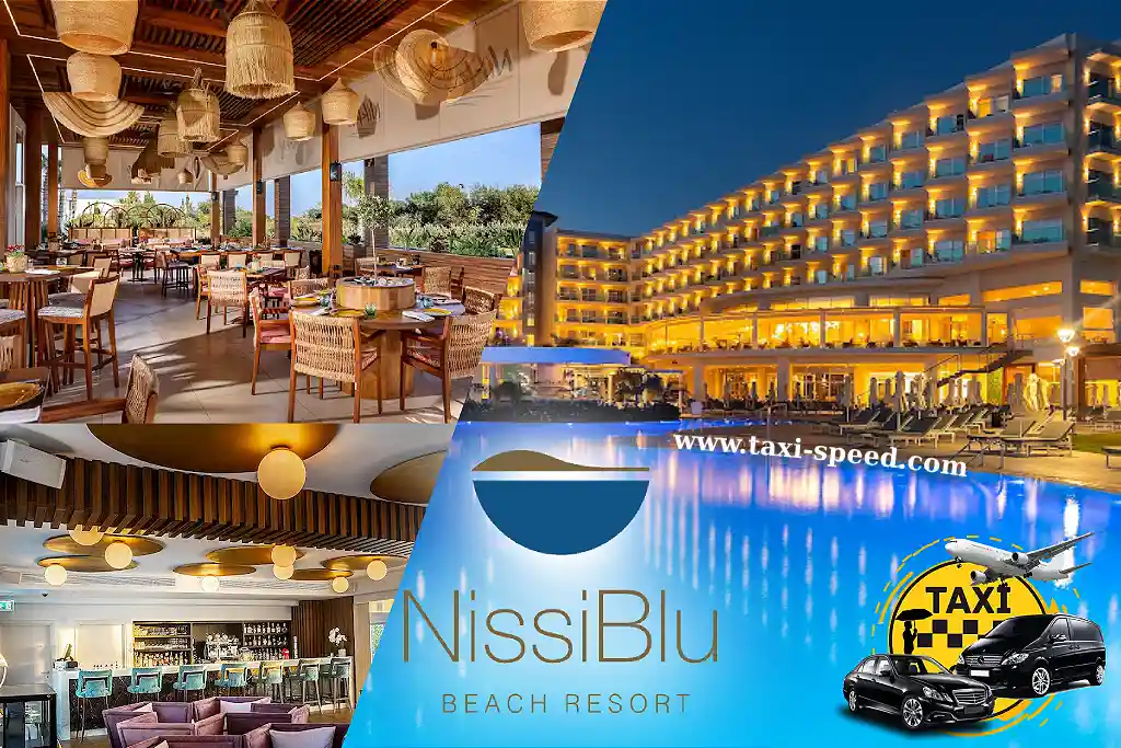 Taxi from Airport Larnaca to NissiBlue Resort Hotel Ayia Napa.